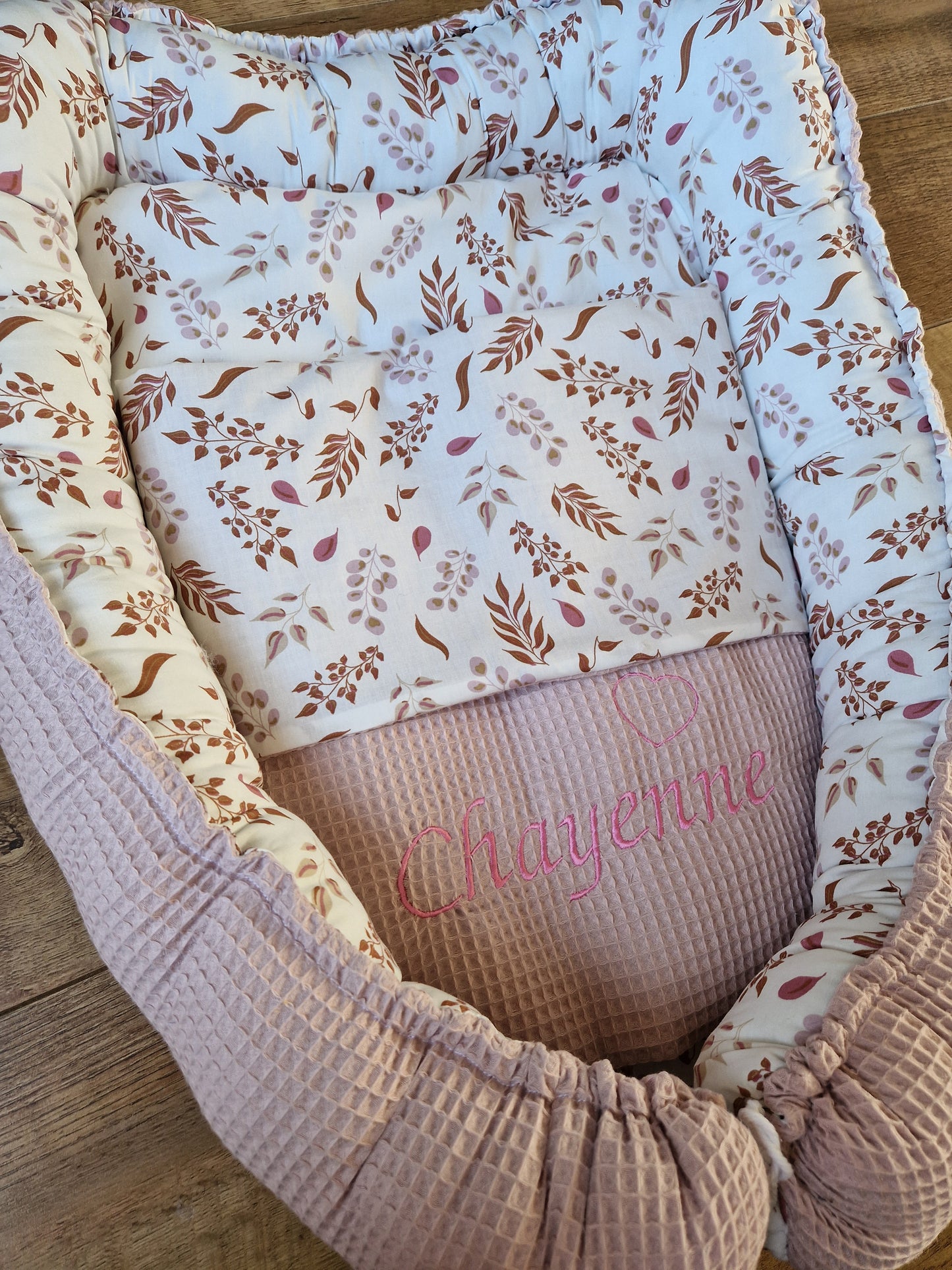 Babynestje Roze Blaadjes