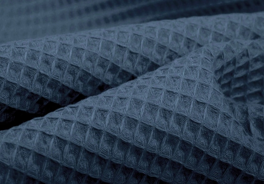 Babynestje tweeling blaadjes blauw