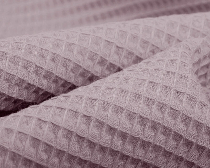 Boxkleed rond Blaadjes Roze